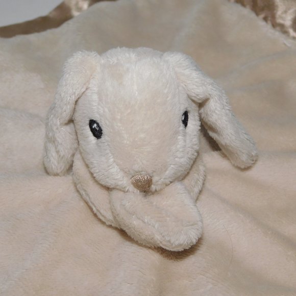 Cloud B Peakaboo Lovie Tan Brown Bunny Rabbit Security blanket Baby Lovey Nunu - Picture 2 of 6